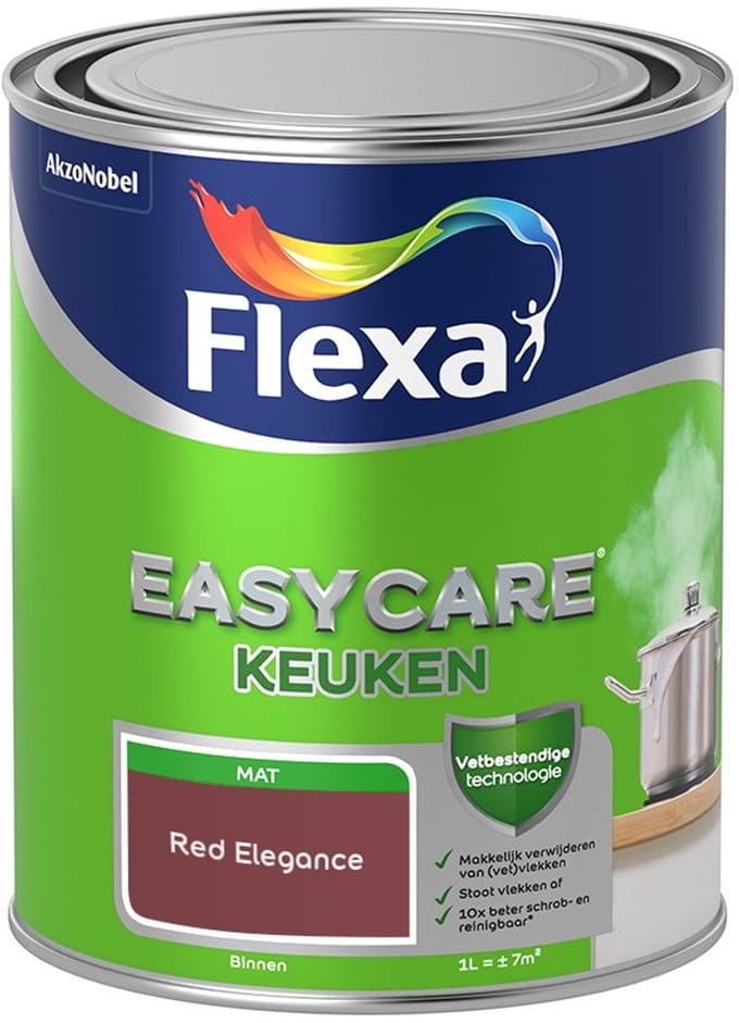 Flexa - Easycare Keuken - Red Elegance - Mengverf - 1 L