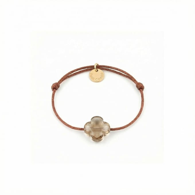 Armband Dames Geboortesteen Smokey Topaas | cadeau dames