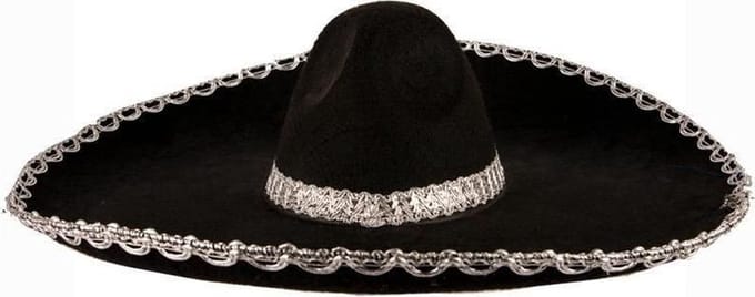 Hoed Vilt Sombrero Zwart