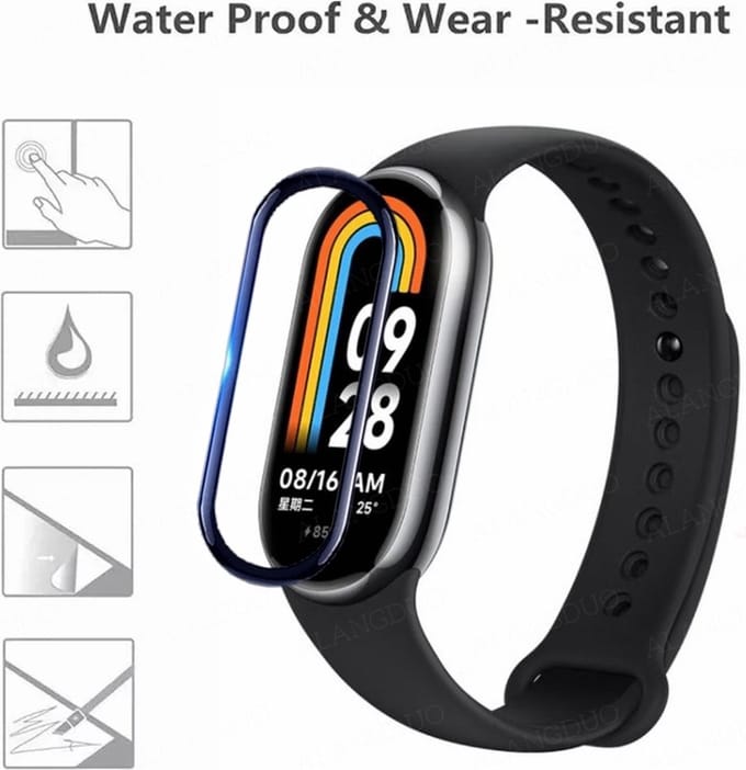KELERINO. Screenprotector geschikt voor Xiaomi Band 8
