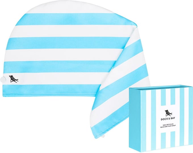 Dock & Bay Cabana - Handdoek - Sneldrogend - (60x25cm) - Tulum Blue