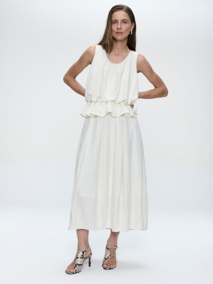 Sachi viscose top | Off White - Off White / L