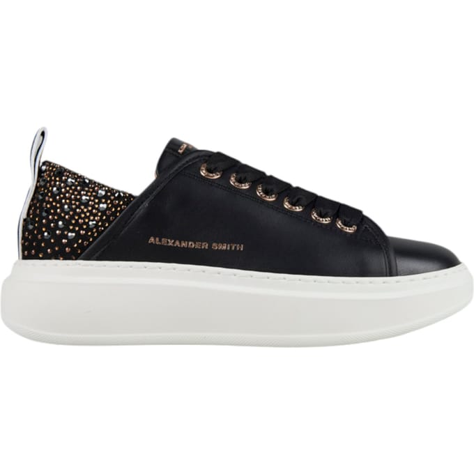 asbcwyw-0506-blk Alexander Smith Vrouwen leder zwart
