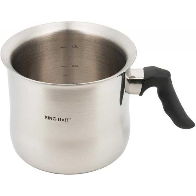 Kinghoff 3109 Fluitmelkkoker - rvs - alle warmtebronnen