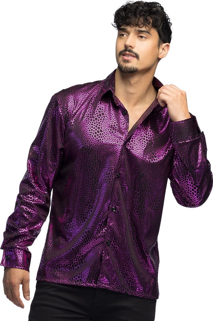 Boland - Shirt Funky (M) - Volwassenen - Danser/danseres - 80's & 90's - Disco