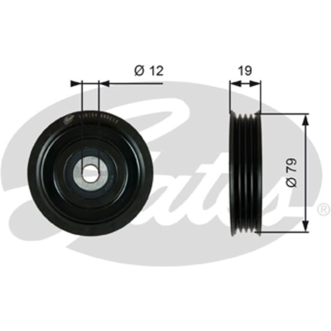 Spanpoelie, V-riem DriveAlign GATES T39184