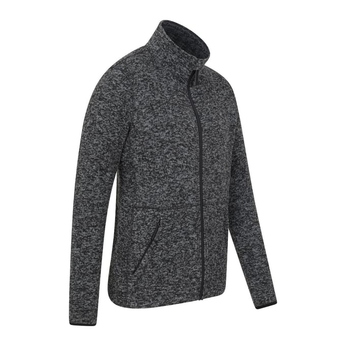 Mountain Warehouse Heren Idris III Full Zip Fleecejack (Zwart)