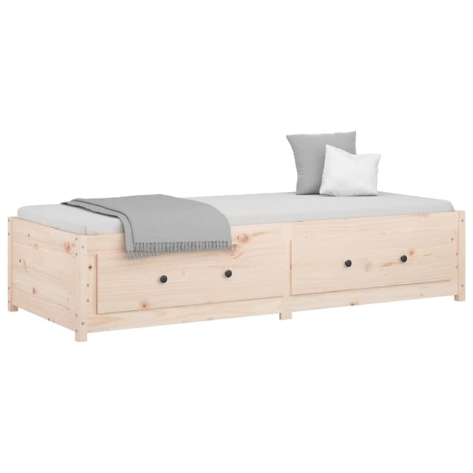 vidaXL - Slaapbank - 75x190 - cm - massief - grenenhout