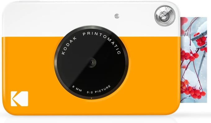 Kodak Printomatic - Instant Camera - Geel