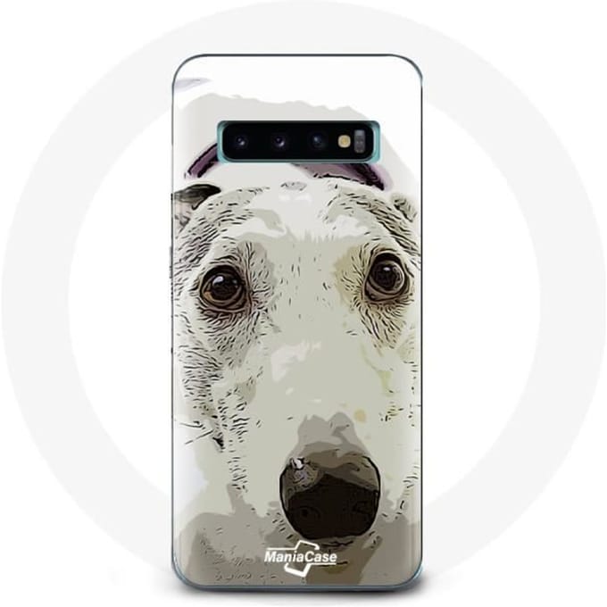 Coque pour Samsung Galaxy S10 Lévrier greyhound Race de chiens