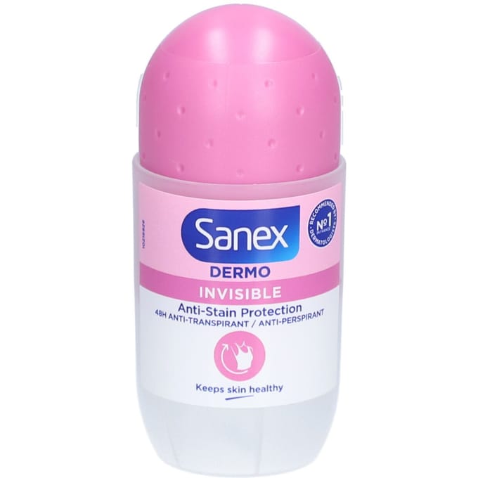 Sanex Derma Care+ Invisible 72u Anti-transpirant Deodorant Roller 53