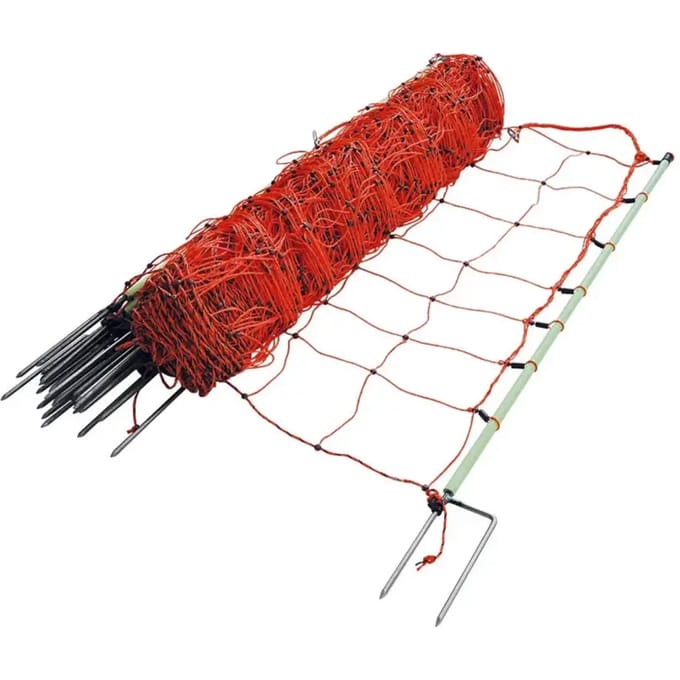 Gallagher Schapennet oranje 90cm x 50m (dubbele pen) - Robuuste afrastering met dubbele pen