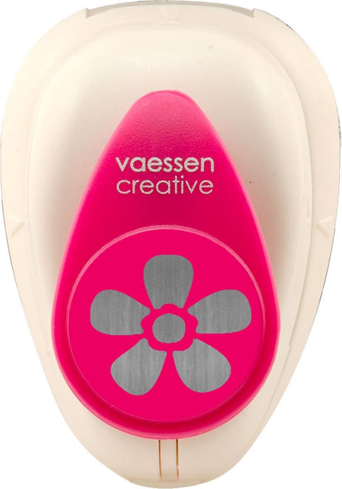 Vaessen Creative Pons - Figuurpons - Bloem - 1,5 x 1,6 cm