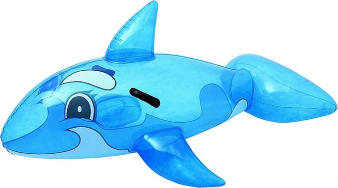 Bestway Opblaasbare Walvis Ride-on Blauw 132 centimeter