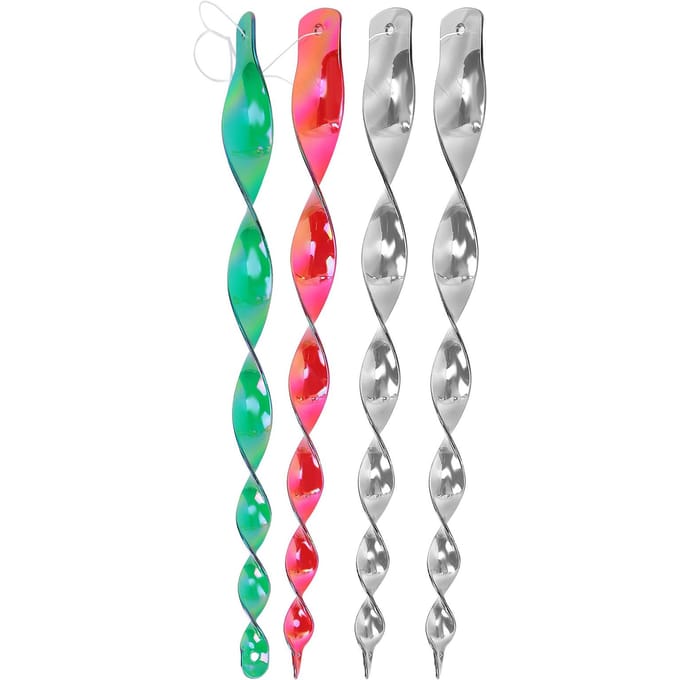 Répulsif à oiseaux réfléchissant Durable Suspendu Rotatif Répulsif à oiseaux Bâton pour Jardin Cour Verger Mixte multicolore