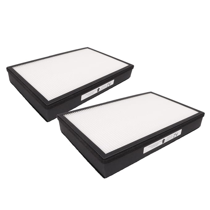 2 stuks Luchtzuiveraar Filter Set Praktisch Hoge Efficiëntie Deeltjes Lucht Katoen Filter Kit voor black