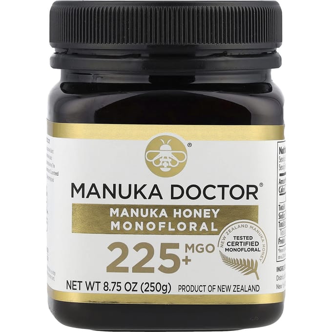 Manuka Doctor, Manuka Honing Monofloraal, MGO 225+, 248 g (250 gram)