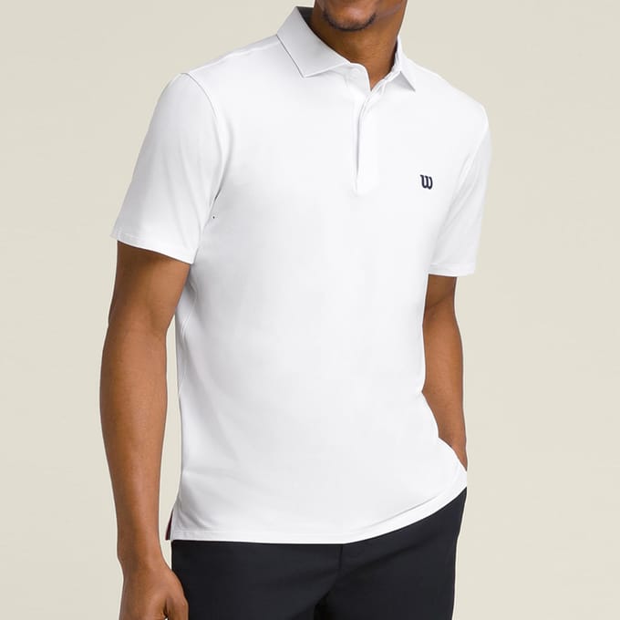 Wilson League Polo Heren-Wit