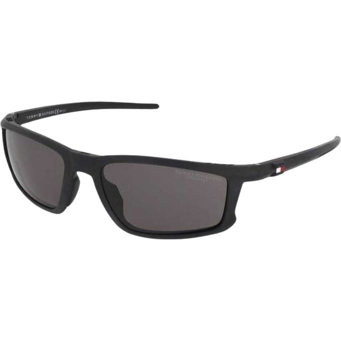 Tommy Hilfiger Matte zonnebril heren (Zwart)