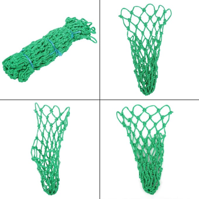 Ensemble de 6 pièces Kit d'accessoires pour table de billard Poches de billard Sac en filet de nylon Remplacement Vert blue