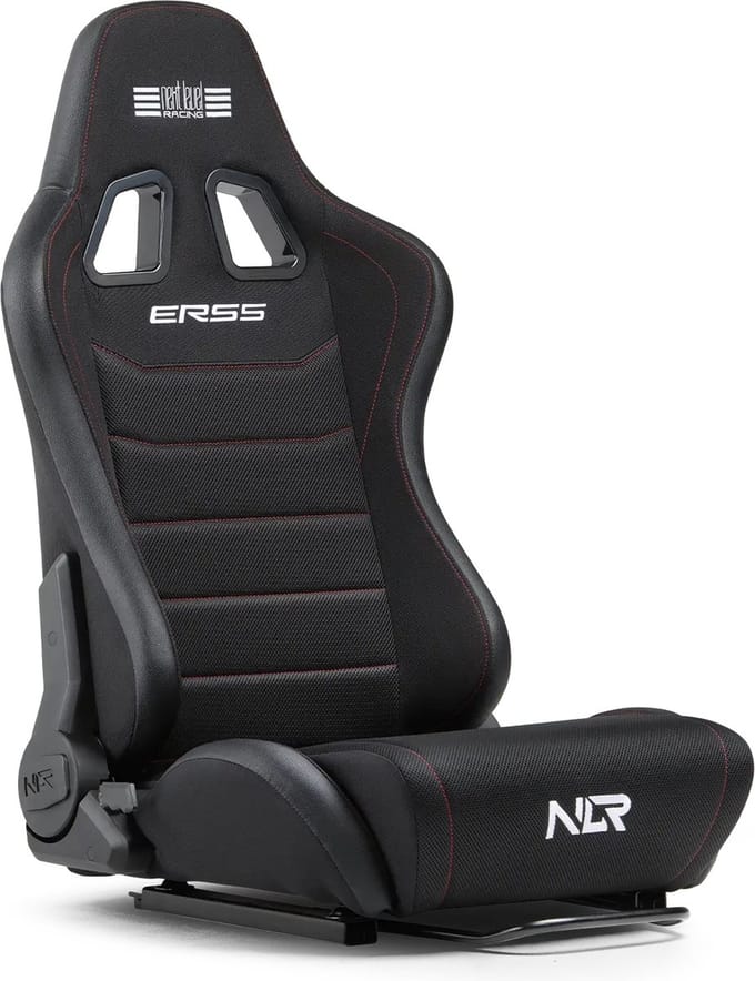 Next Level Racing - ERS5 Elite Racing Stoel - Verstelbare Rugleuning - PU Leer & Suede - Zwart