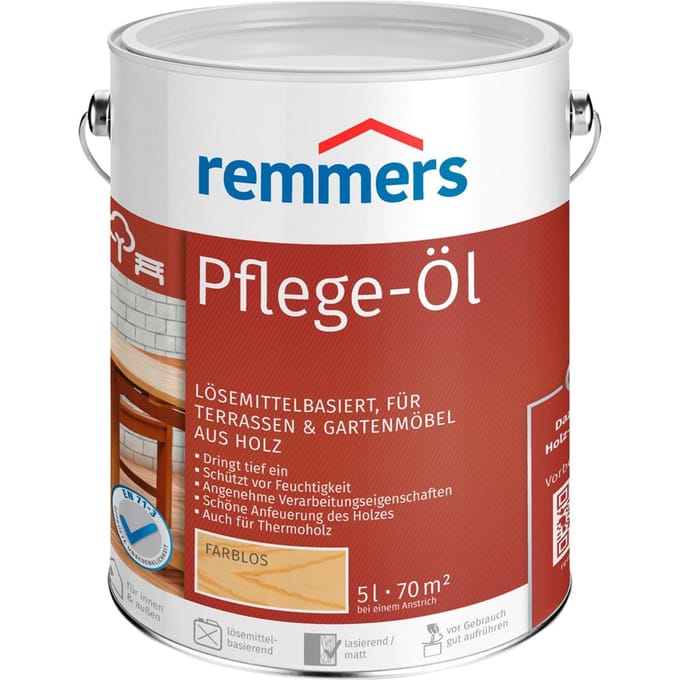 Remmers Tuinhoutolie - Kleurloos - 5 liter