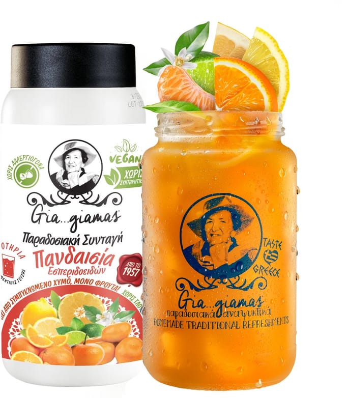 Gia giamas - Citrus twist 450ml - 100% Grieks fruit sap