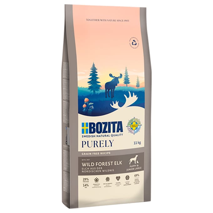 Bozita Dog Purely Puppy & Junior Large Elch | 11kg