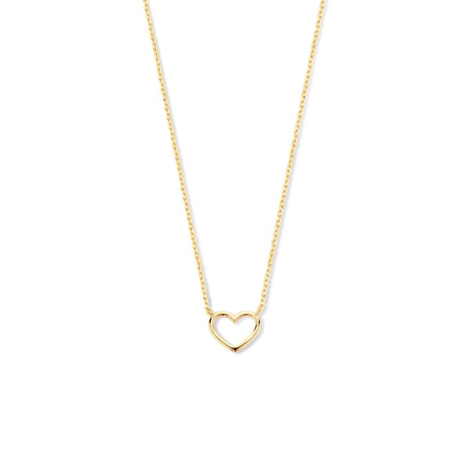 Collier Hart 0,8 Mm 40 - 42 - 44 Cm 14K Geelgoud