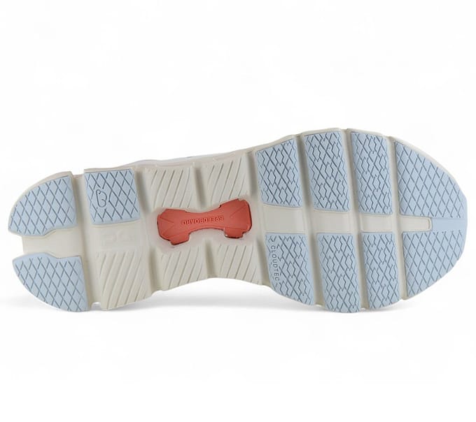 ON Running Cloud X 4 - Dames Sneakers Schoenen Ivory-Salmon 3WE30073297 5 , Maat: EU 36.5 US 5.5