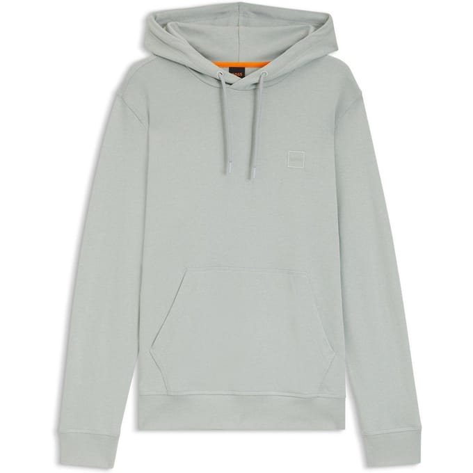 Boss Heren Wetalk Pullover Hoodie (Zilver)