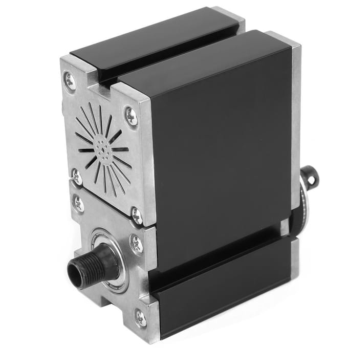 60W 12V Hoog Vermogen Aluminiumlegering Motor Reductiekast Voor Multifunctionele Micro Machinegereedschap