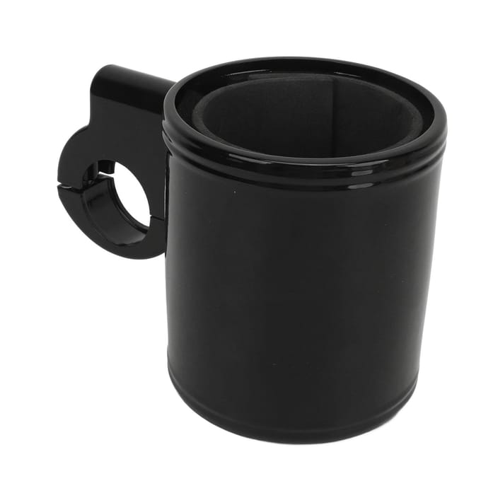 Motorfiets Stuur Bekerhouder Aluminiumlegering Verstelbare Drankhouder Bekers Waterfles Stuur black
