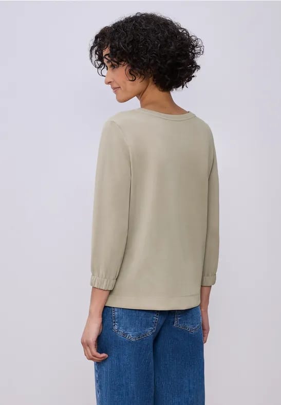 Shirt in effen kleur