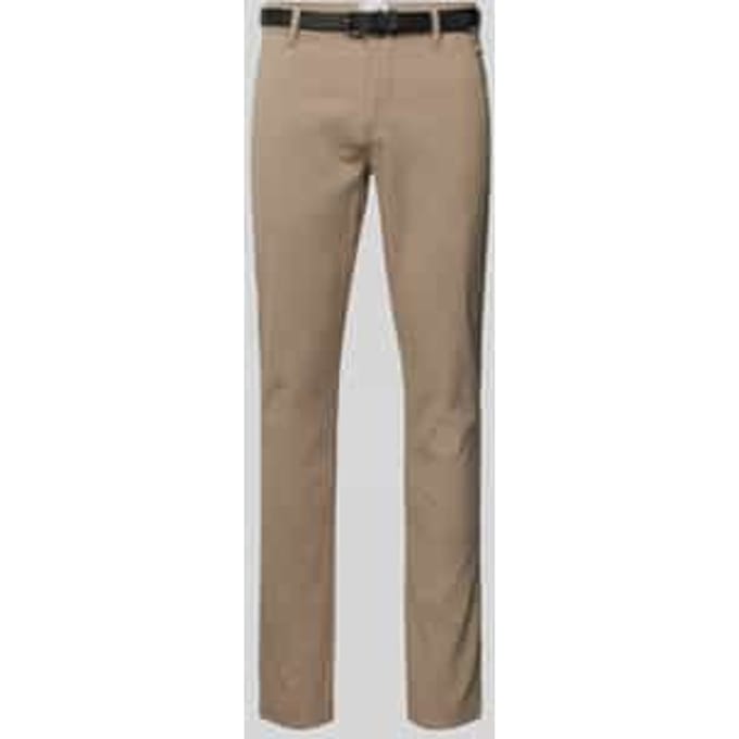 regular fit chino met riem