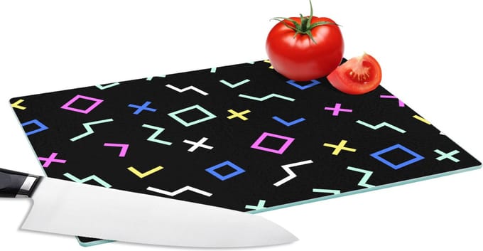 Glazen Snijplank - 28x20 - Game Console - Vector - Abstract - Snijplanken Glas