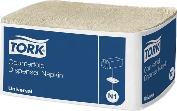 Tork Natural Counterfold Dispenser Napkin
