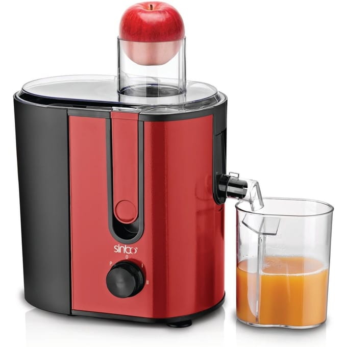 Extracteur de jus Sinbo noir/rouge