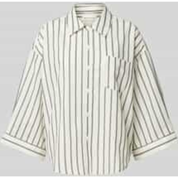 Loose fit pyjamatop van zuiver katoen