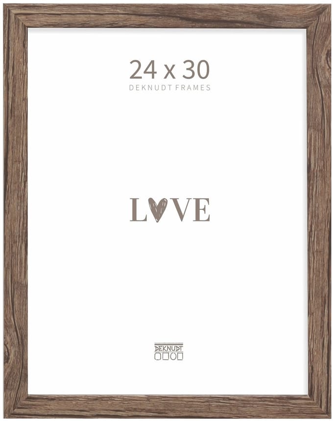 Deknudt Frames fotolijst S45RH3 - bruin - hout - 24x30 cm