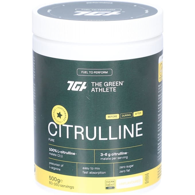 The Green Athlete L-Citrulline-Malate 500 Poeder