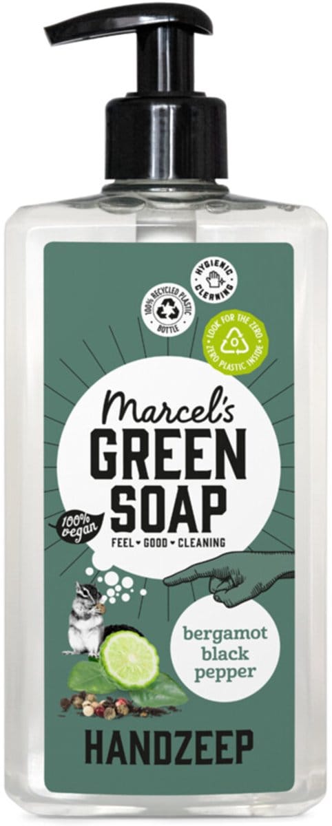 Marcel's Green Soap Handzeep Bergamot & Black Pepper - 500 ml