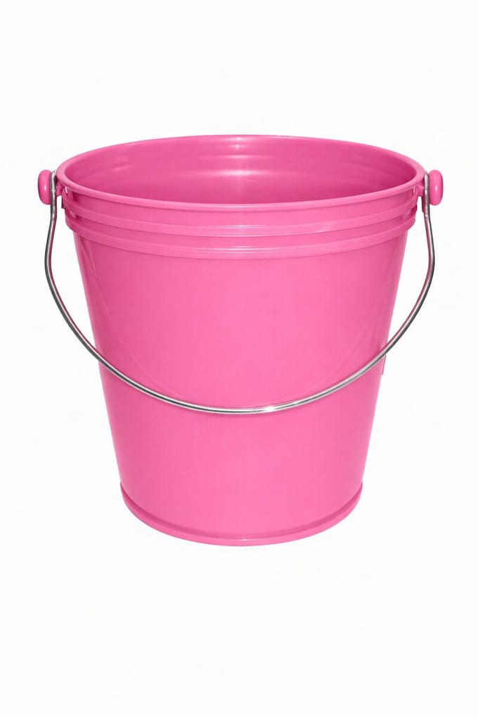 Flipper Emmer Robuust - Bouw Emmer - Extra Stevig - 10L - Roze