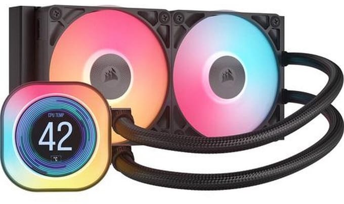 Corsair iCUE LINK TITAN 240 RX LCD - CPU waterkoeling - Max 36 dBA
