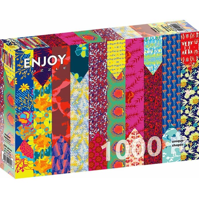 Enjoy Puzzle legpuzzel Designer Patterns 1 - 1000 stukjes multicolor.