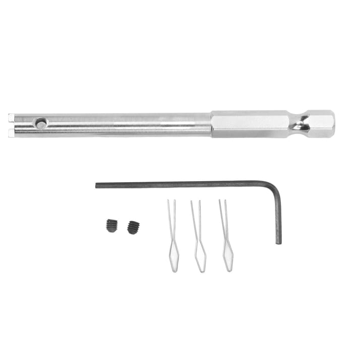 RISK Bike Outil d'insertion d'écrous de rayon Acier Inoxydable Clé Hexagonale Vis Circlip Embout de vis pour white