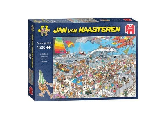 Jan van Haasteren Op het strand - Puzzel 1500 stukjes volwassenen - Legpuzzels