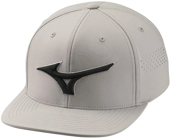 Mizuno Tour Flat Snapback Golfcap - Grijs