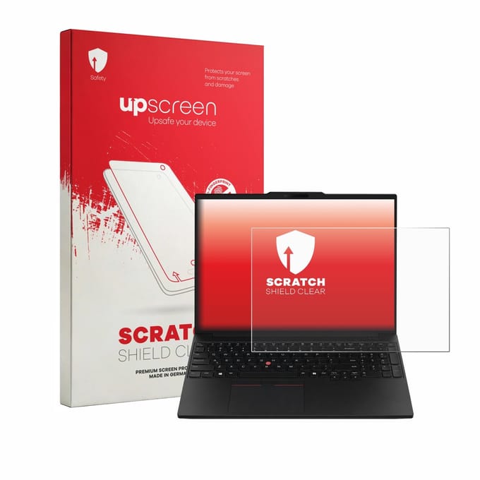 upscreen - Screenprotector voor Lenovo ThinkPad P16s Gen 5 - Folie Beschermfolie transparant