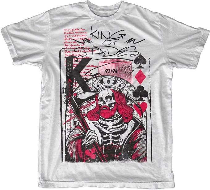 Hybris King Of Spades T-shirt White